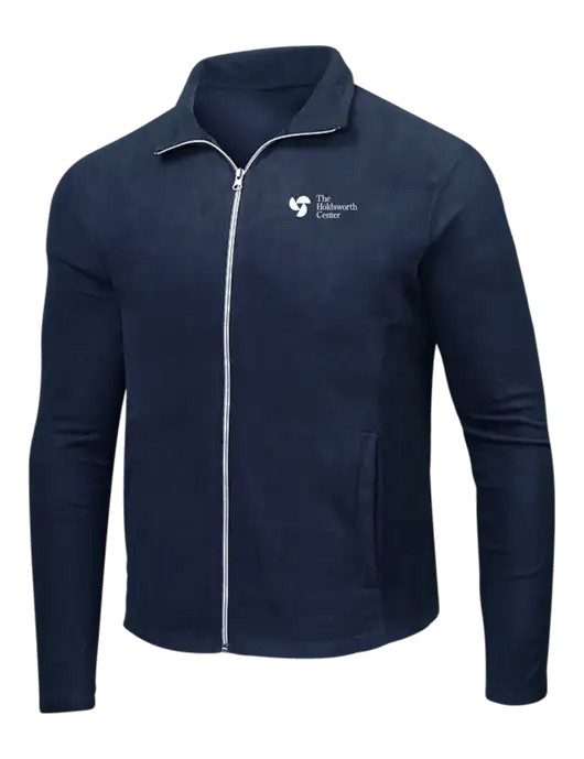 Navy Microfleece Jacket w/Holdsworth Center Logo