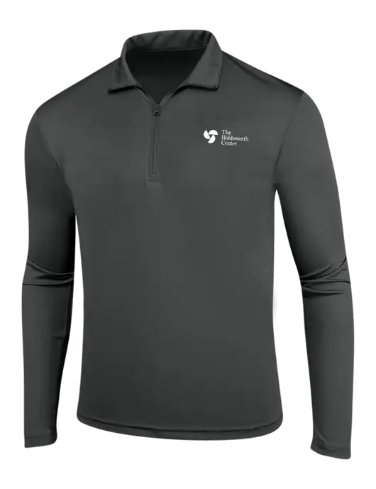 Dark Grey PosiCharge Competitor 1/4 Zip Pullover w/Holdsworth Center Logo