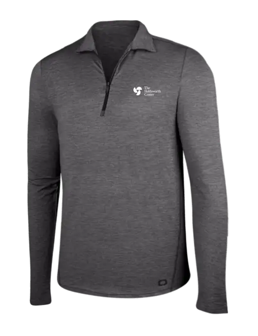 OGIO Gear Grey Heather Endurance Force 1/4 Zip w/Holdsworth Center Logo