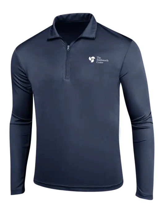 Navy PosiCharge Competitor 1/4 Zip Pullover w/Holdsworth Center Logo