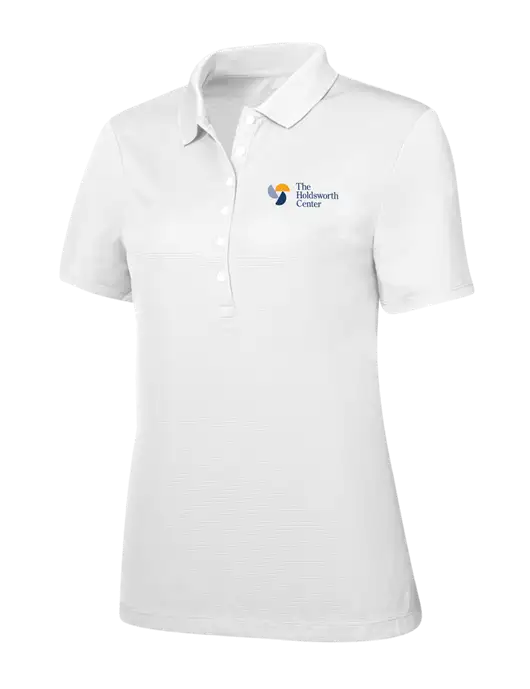 Callaway Womens Ottoman Bright White Polo w/Holdsworth Center Logo