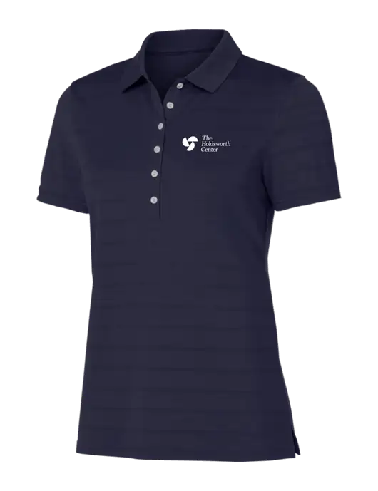 Callaway Womens Navy Ventilated Polo w/Holdsworth Center Logo