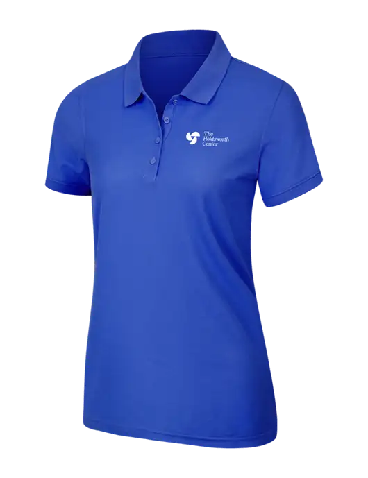 Dark Royal Womens Core Classic Pique Polo w/Holdsworth Center Logo
