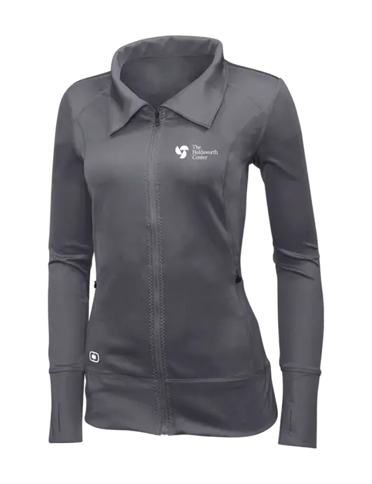 OGIO Dark Grey Womens Endurance Fulcrum Full-Zip w/Holdsworth Center Logo