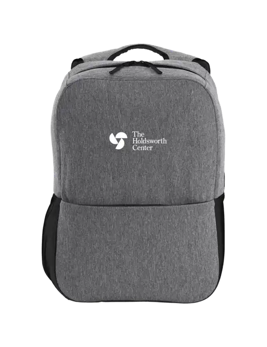 Access Square Laptop Graphite Heather/Black Backpack w/Holdsworth Center Logo