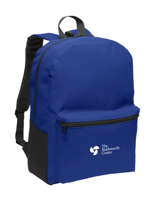 Casual Twilight Blue Lightweight Laptop Backpack w/Holdsworth Center Logo