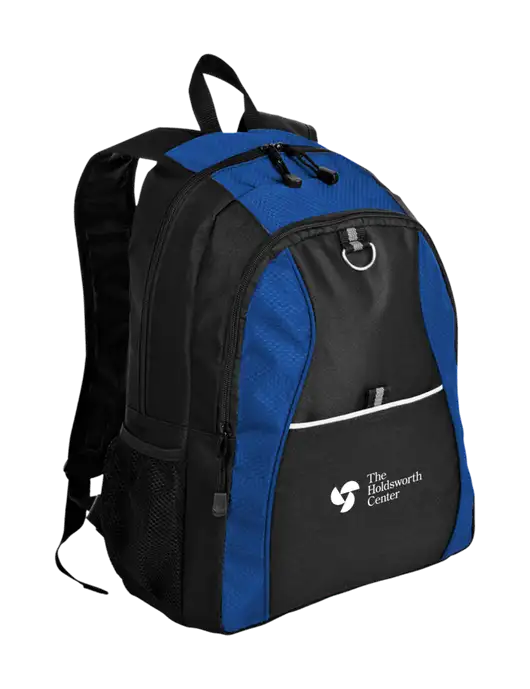 Honeycomb Twilight Blue/Black Backpack w/Holdsworth Center Logo
