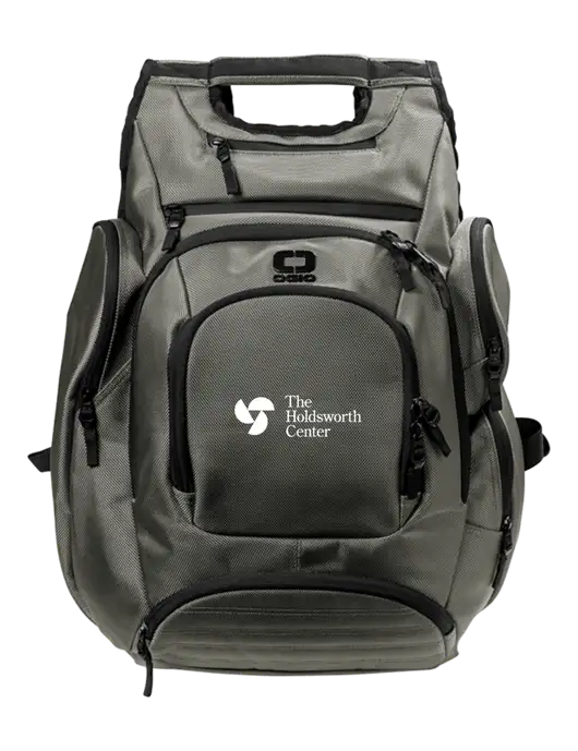 OGIO Medium Grey Metro Ballistic Laptop Backpack w/Holdsworth Center Logo