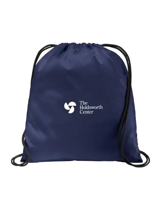 Drawstring  True Navy Cinch Pack w/Holdsworth Center Logo