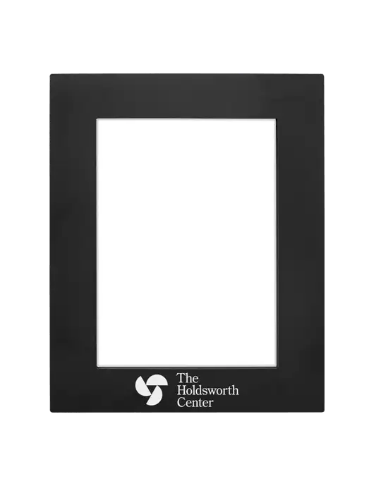 Black Aluminum Photo Frame, 5 x 7 w/Holdsworth Center Logo