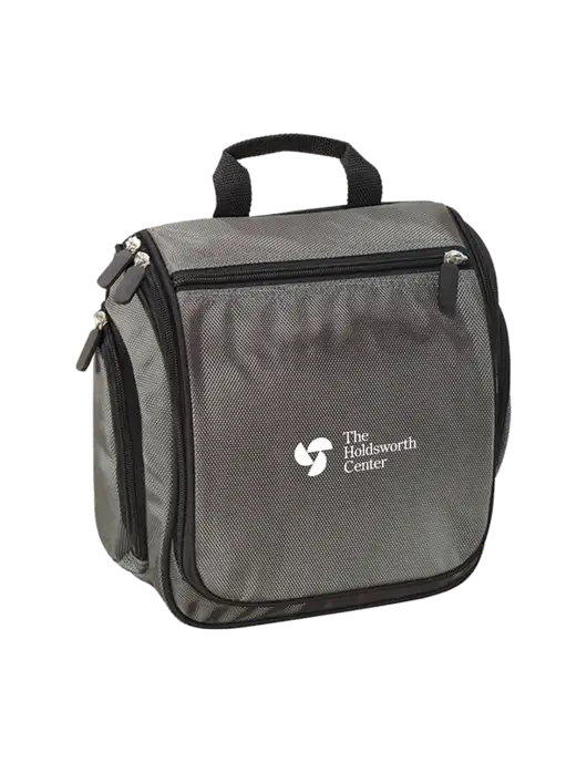 Hanging Deep Smoke Toiletry Kit  w/Holdsworth Center Logo