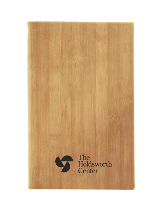 Bamboo Leatherette 5.25 x 8.25 Journal w/Holdsworth Center Logo